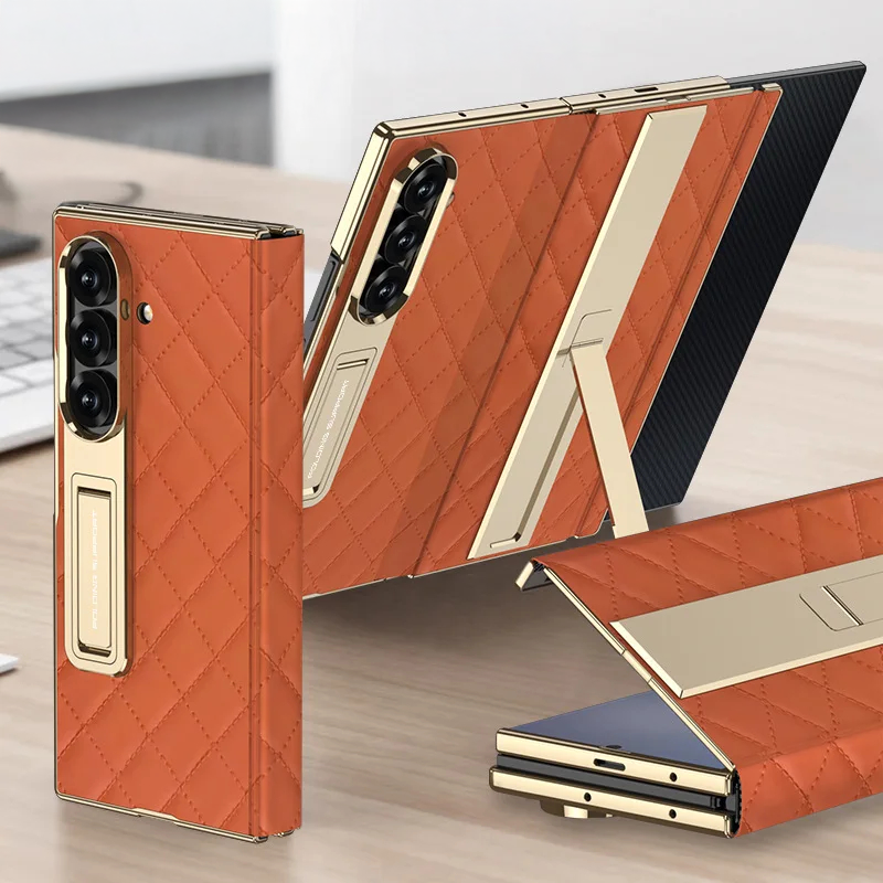 Magnetic Leather Case For Galaxy Z TriFold