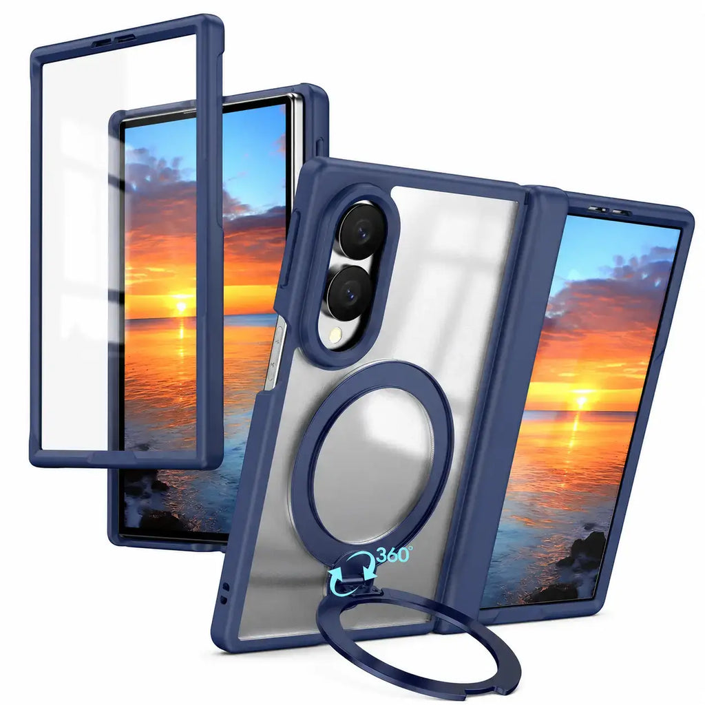 360° Ring Armor Case For Galaxy Z Fold 8 Series