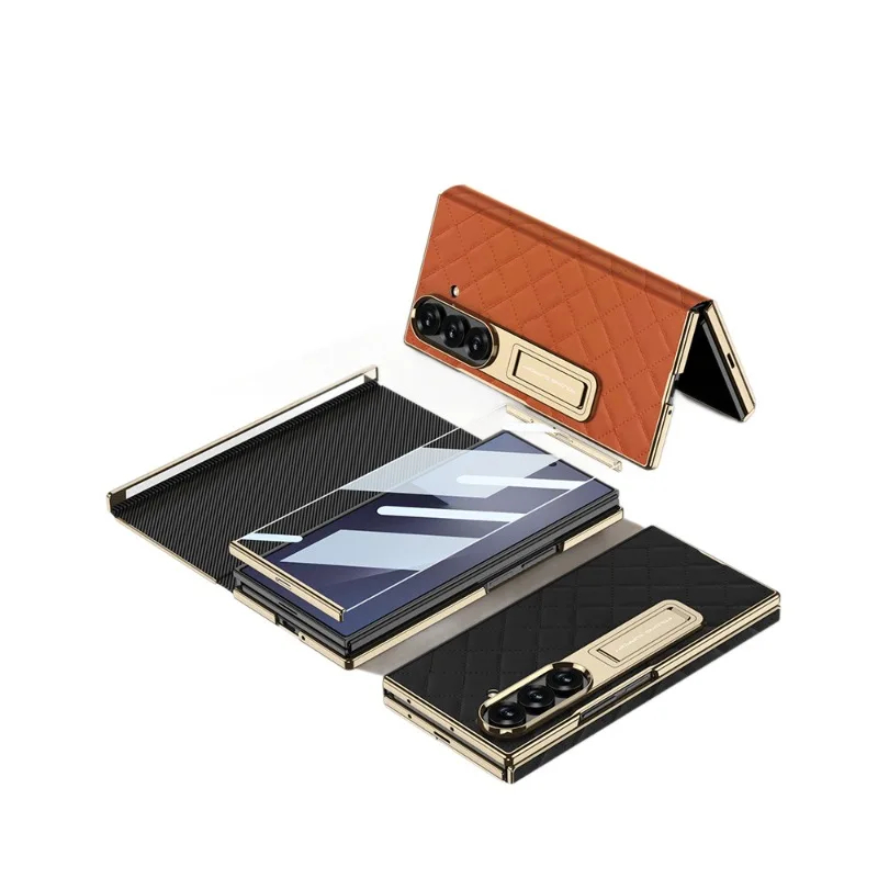 Magnetic Leather Case For Galaxy Z TriFold