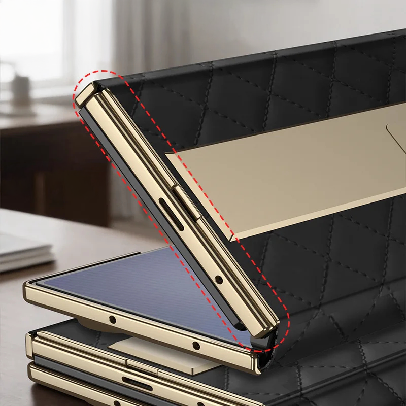 Magnetic Leather Case For Galaxy Z TriFold