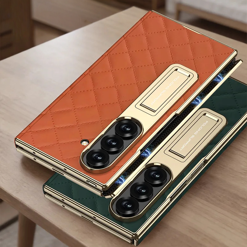 Magnetic Leather Case For Galaxy Z TriFold