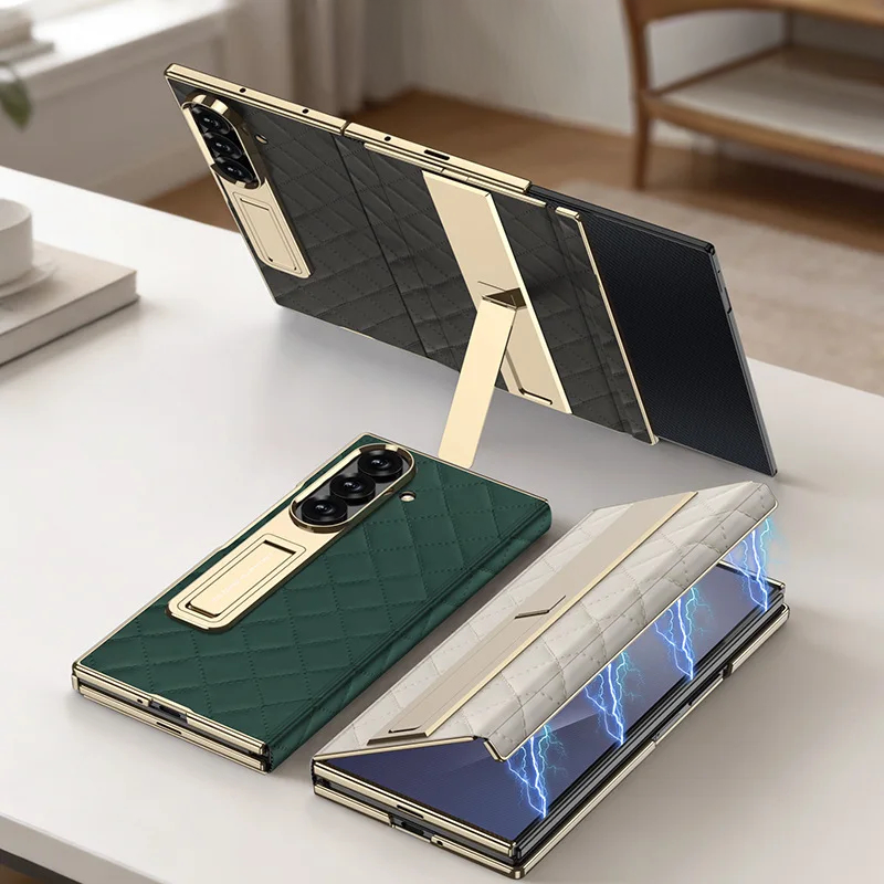 Magnetic Leather Case For Galaxy Z TriFold