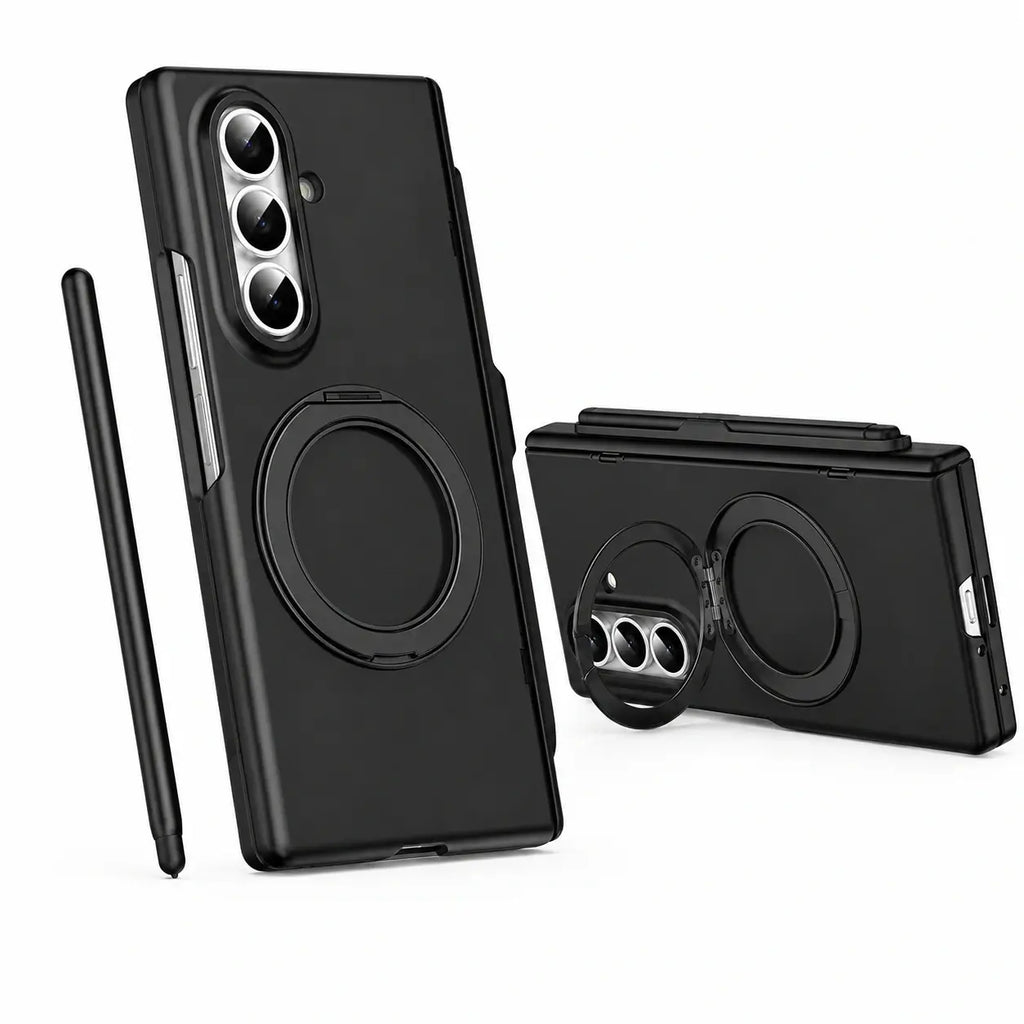 FoldGrip Ring Case with Pen Holder For Galaxy Z Fold Series