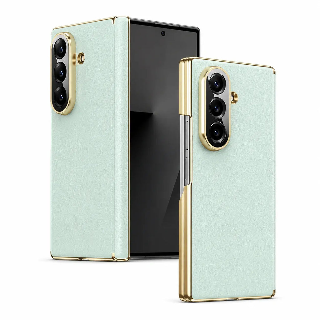 Frostbite Leather Shield For Galaxy Z Fold Series