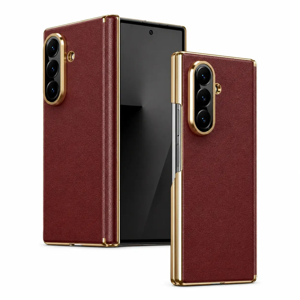 Frostbite Leather Shield For Galaxy Z Fold Series