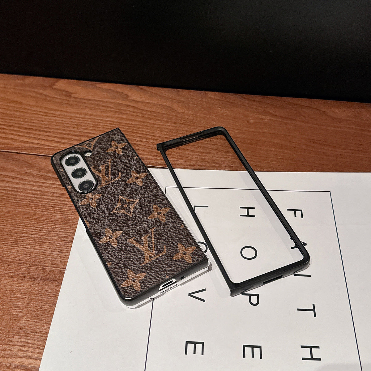 Luxury Monogram Case for Samsung Galaxy Z Fold 7 & Z Fold 6