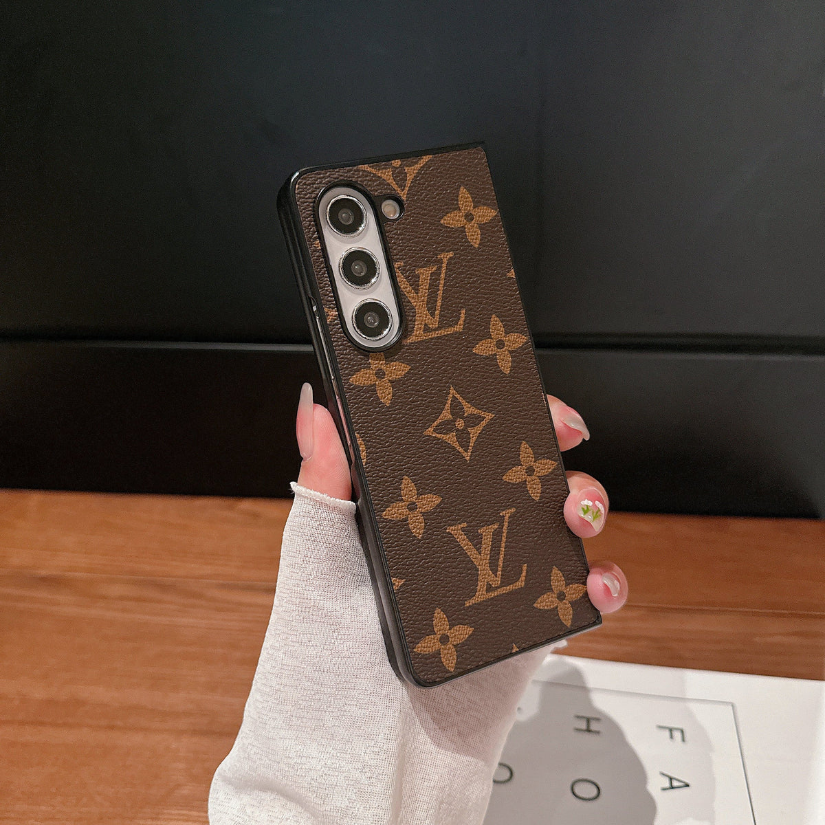 Luxury Monogram Case for Samsung Galaxy Z Fold 7 & Z Fold 6