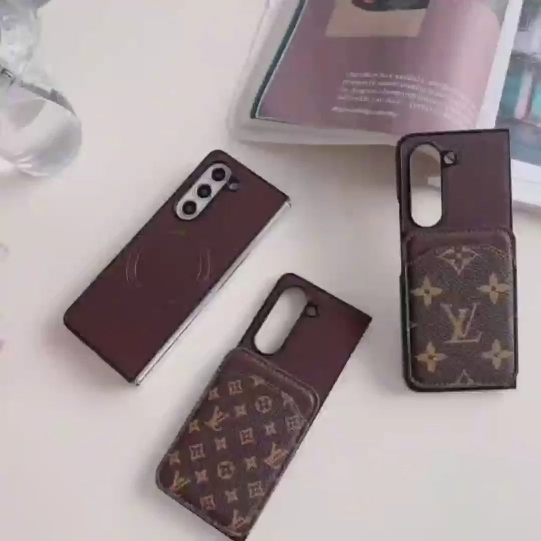 Luxury Card Holder Case for Samsung Galaxy Z Fold 7 & Z Fold 6