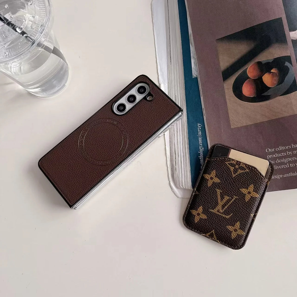 Luxury Card Holder Case for Samsung Galaxy Z Fold 7 & Z Fold 6