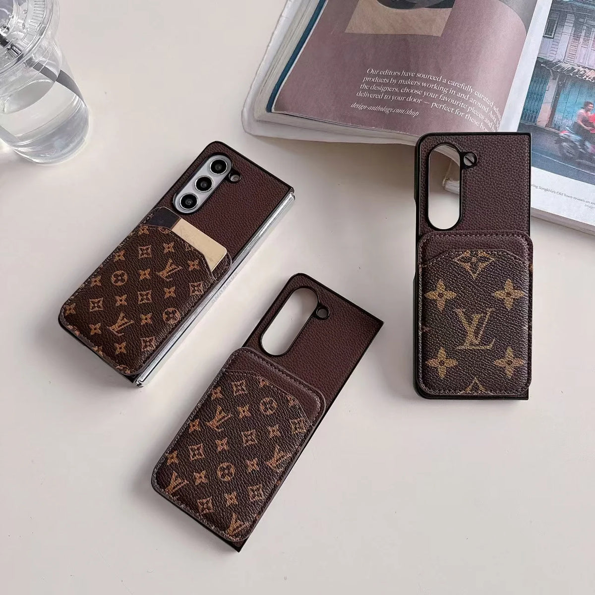 Luxury Card Holder Case for Samsung Galaxy Z Fold 7 & Z Fold 6