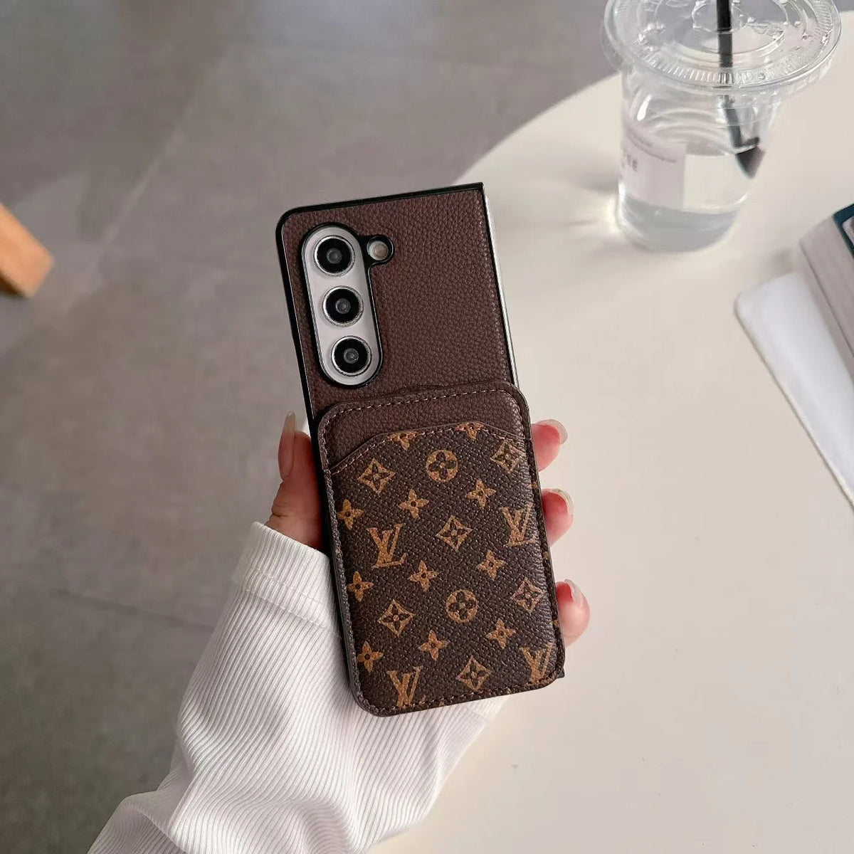 Luxury Card Holder Case for Samsung Galaxy Z Fold 7 & Z Fold 6