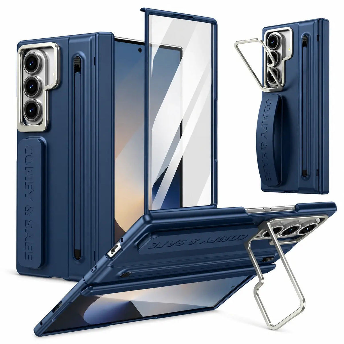 Multi-Angle Stand Case with Pen For Galaxy Z Fold 8