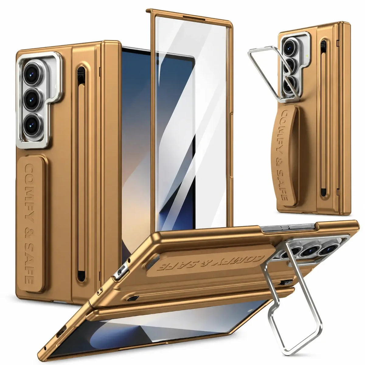 Multi-Angle Stand Case with Pen For Galaxy Z Fold 8