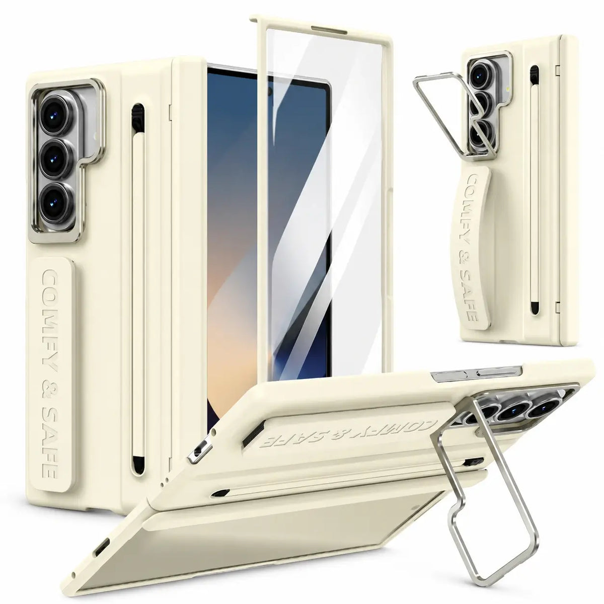 Multi-Angle Stand Case with Pen For Galaxy Z Fold 8