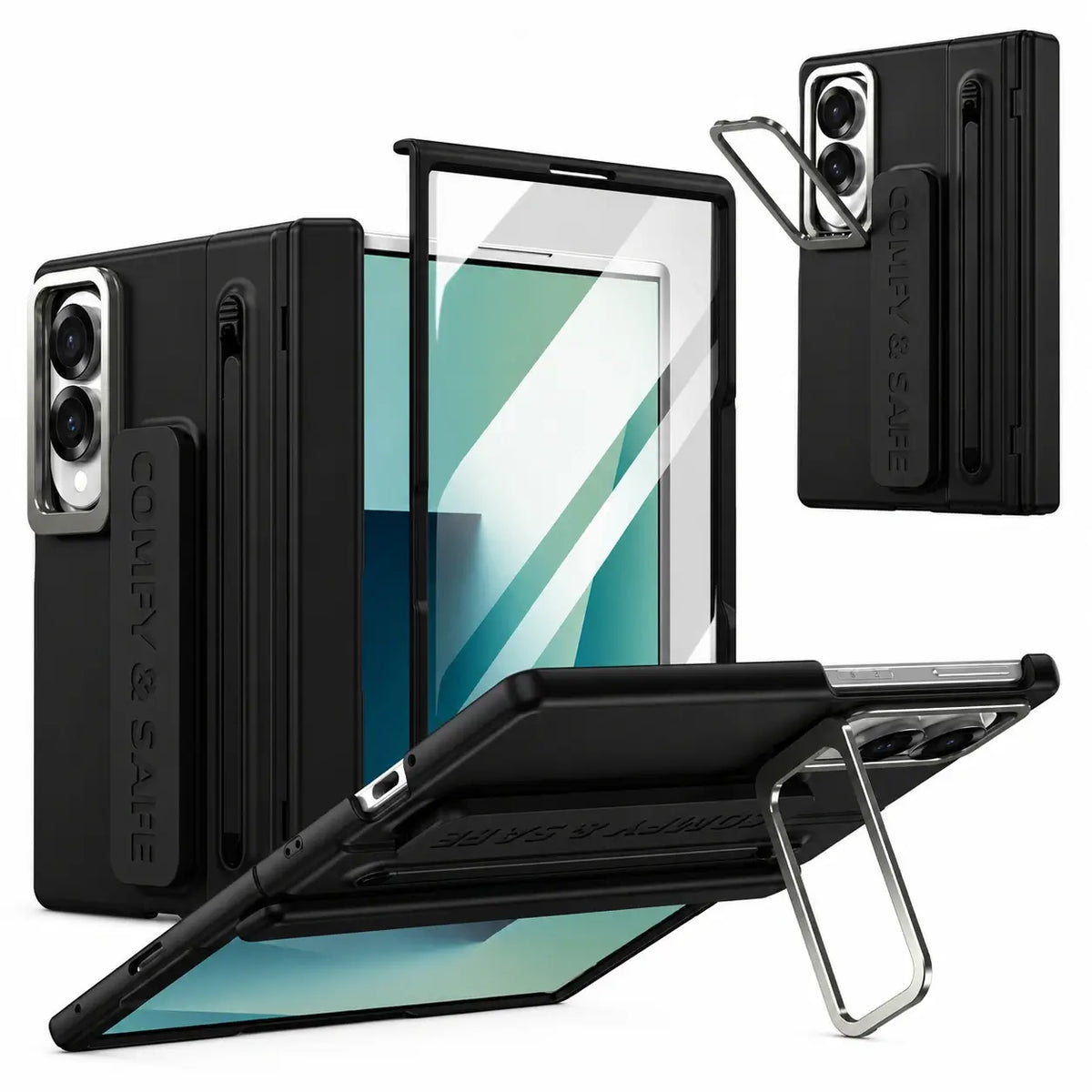 Multi-Angle Stand Case with Pen For Galaxy Z Fold 8