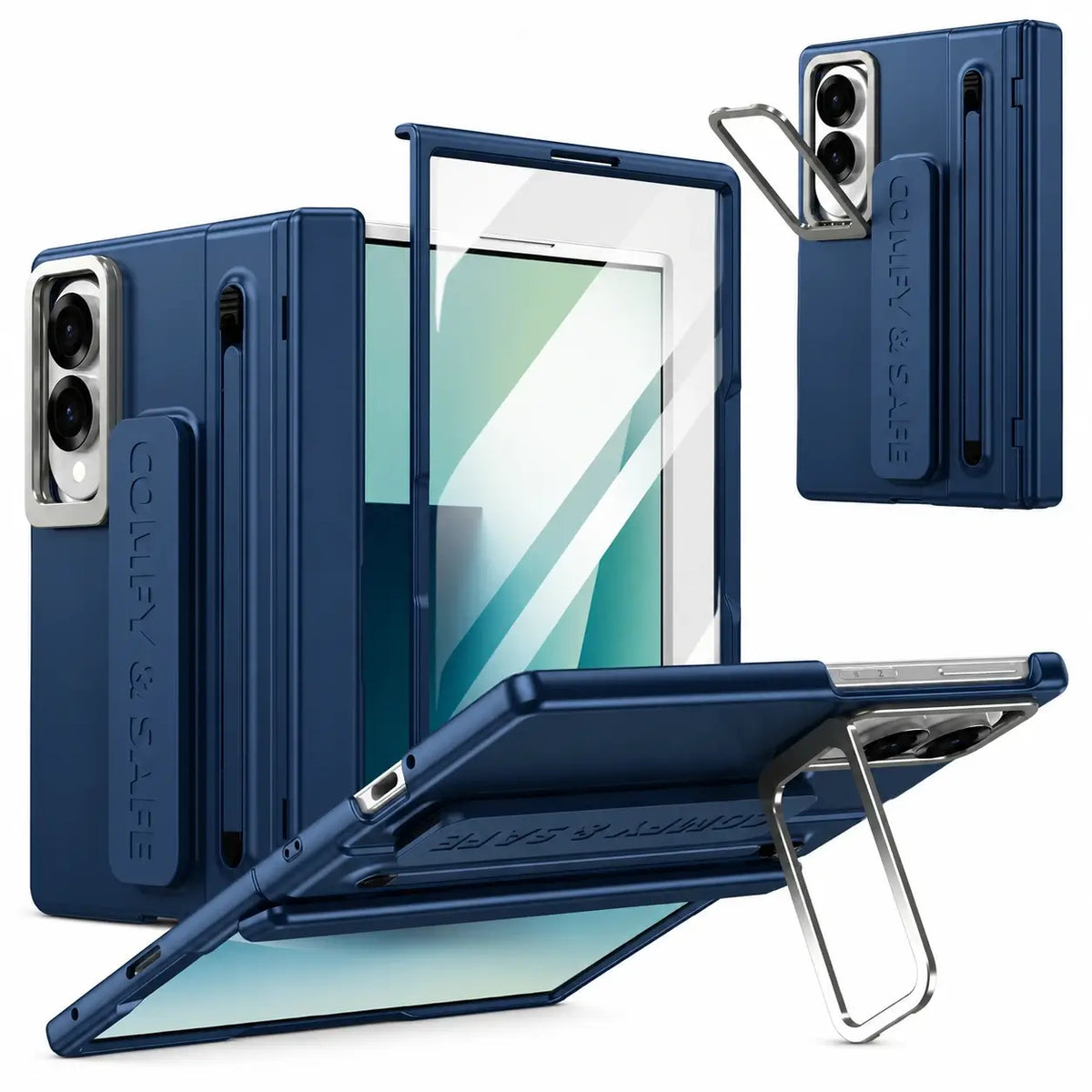 Multi-Angle Stand Case with Pen For Galaxy Z Fold 8