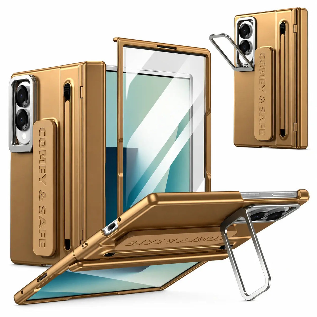 Multi-Angle Stand Case with Pen For Galaxy Z Fold 8