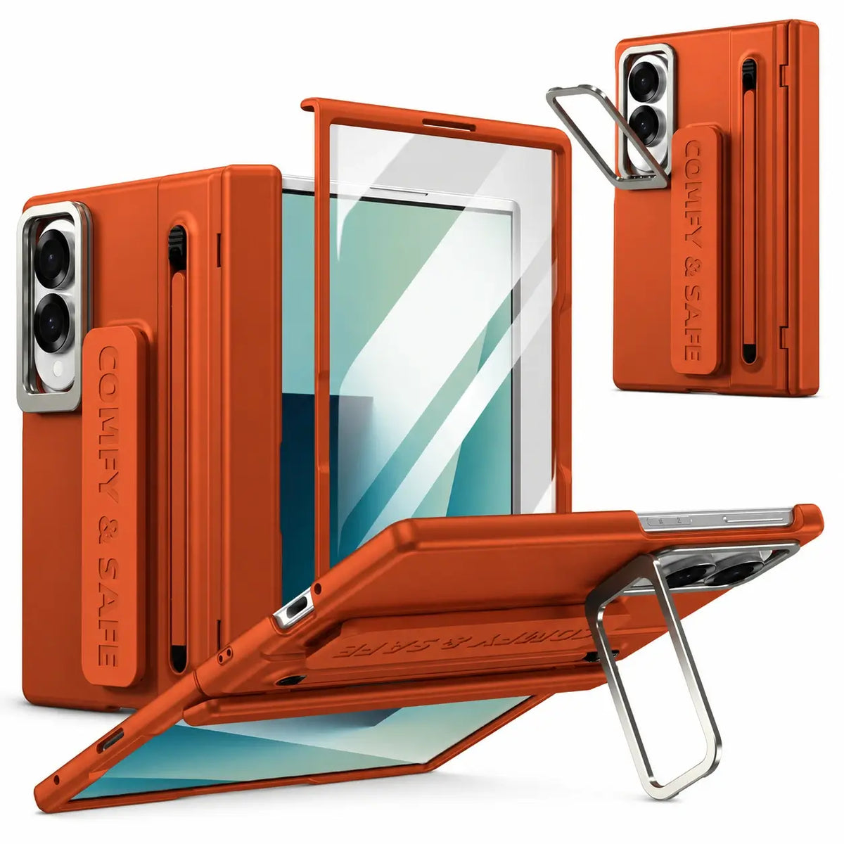 Multi-Angle Stand Case with Pen For Galaxy Z Fold 8