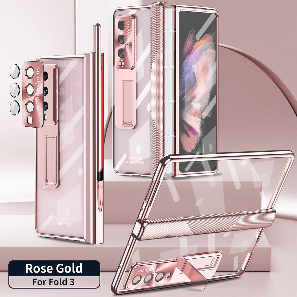 Transparent Case With S Pen For Samsung Galaxy Z Fold 4