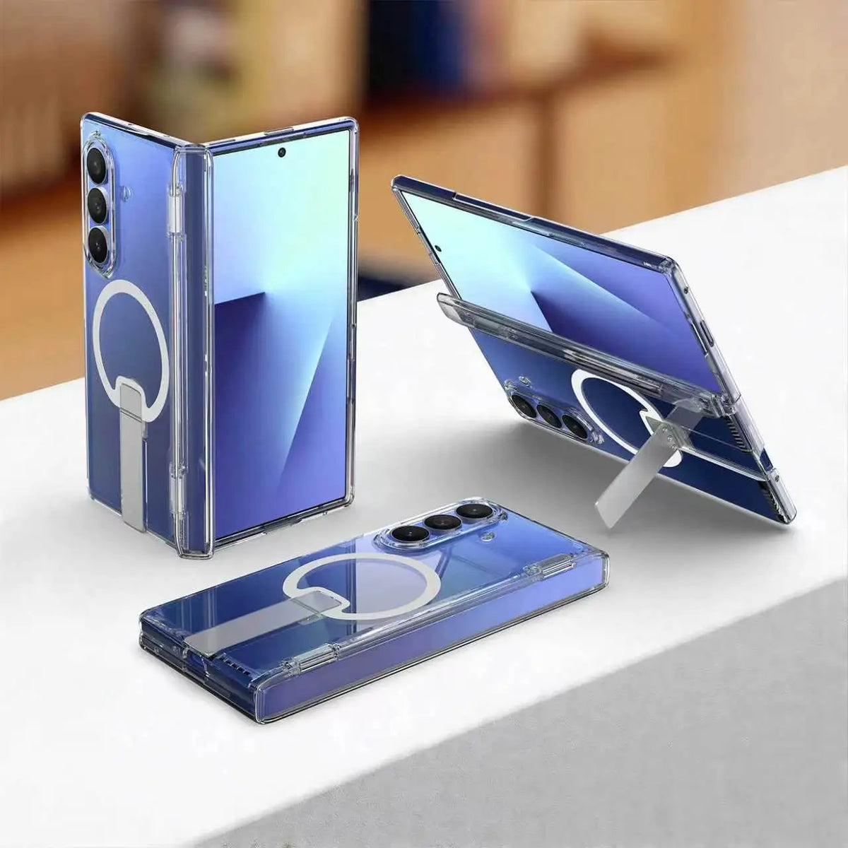Transparent Magnetic Phone Case For Galaxy Z Fold 8