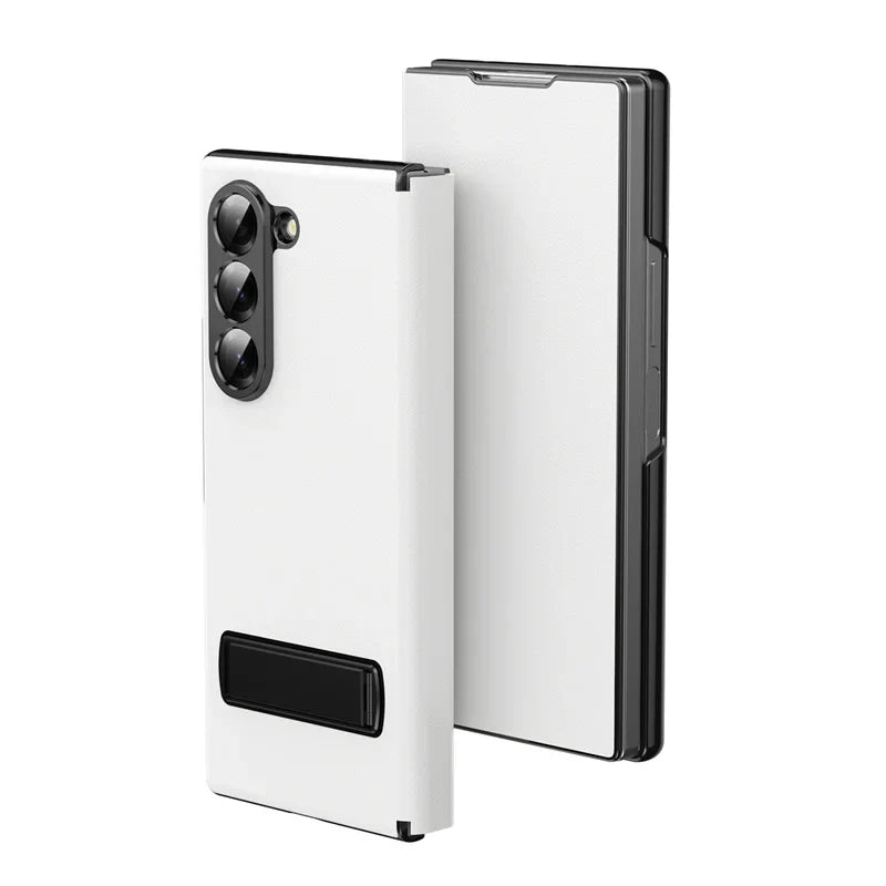 Luxury Leather Magnetic Kickstand Case