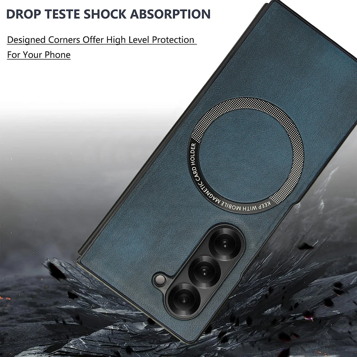 Full Protection Magnetic Leather Case