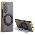 Luxury Leather Ring Case with Stand