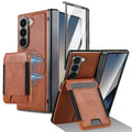 Detachable Leather Wallet Case