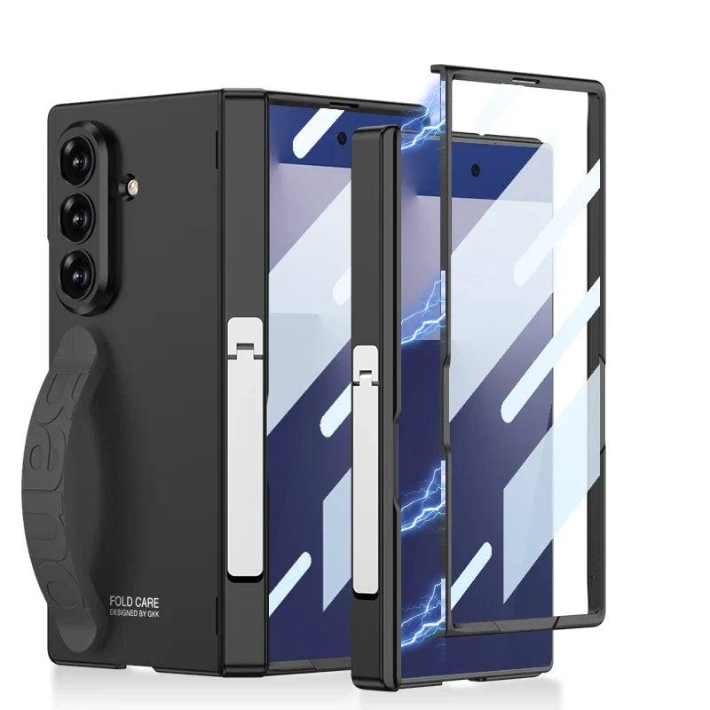 Magnetic Stand Case with Hinge Guard