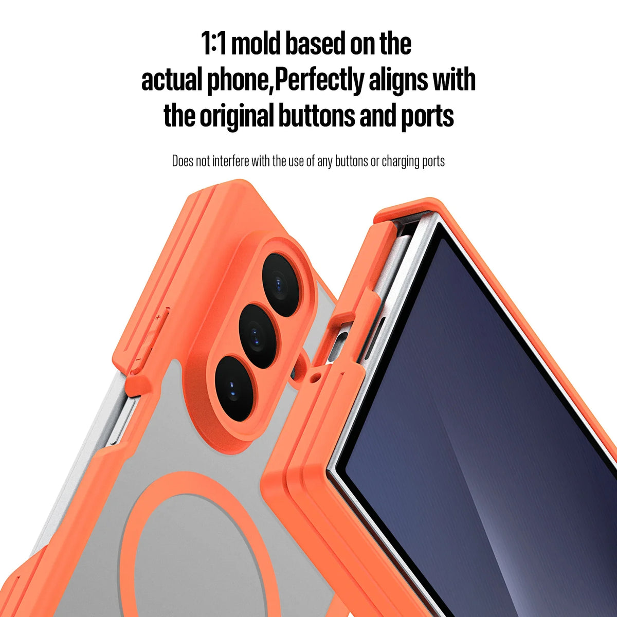 Magnetic Hinge Armor Case For Galaxy Z TriFold