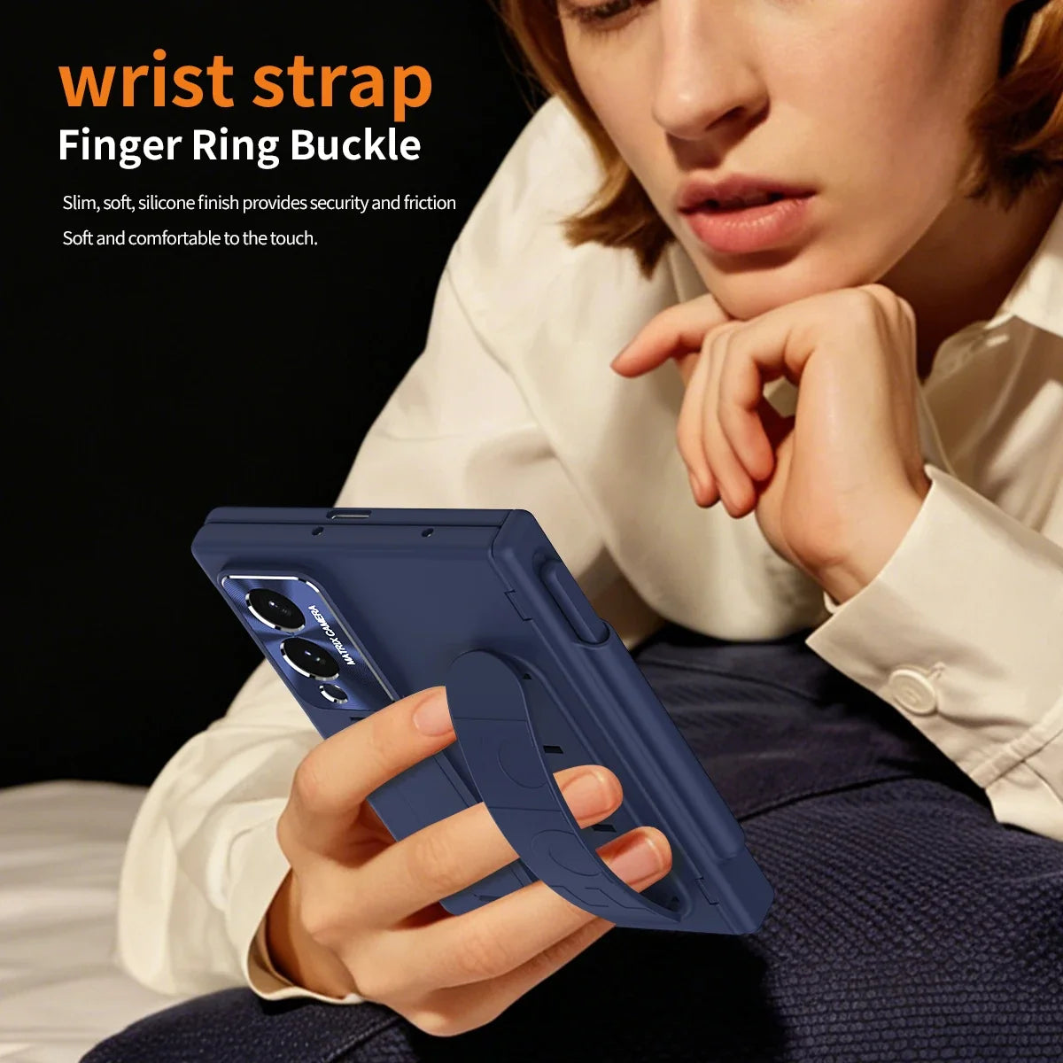Wristband Kickstand Case with Pen For Z Fold Series