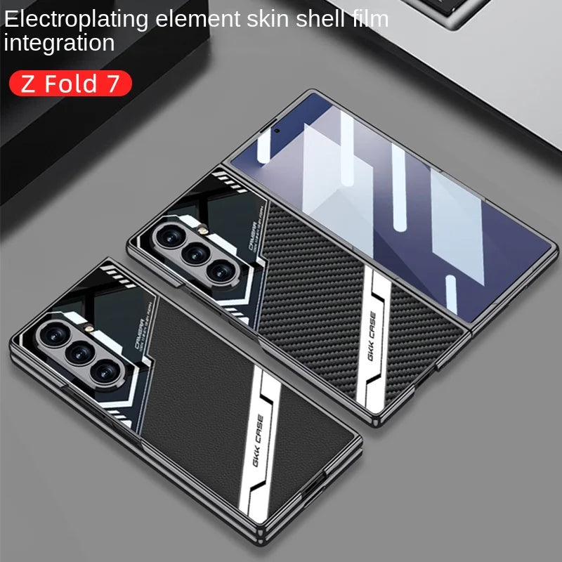 Full Protection Leather Case For Z Fold 7