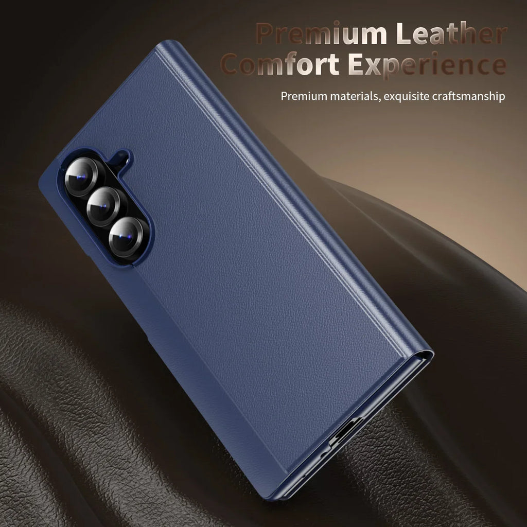 Leather Smart Case For Galaxy Z Fold