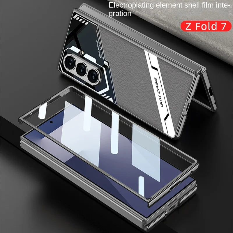 Full Protection Leather Case For Z Fold 7