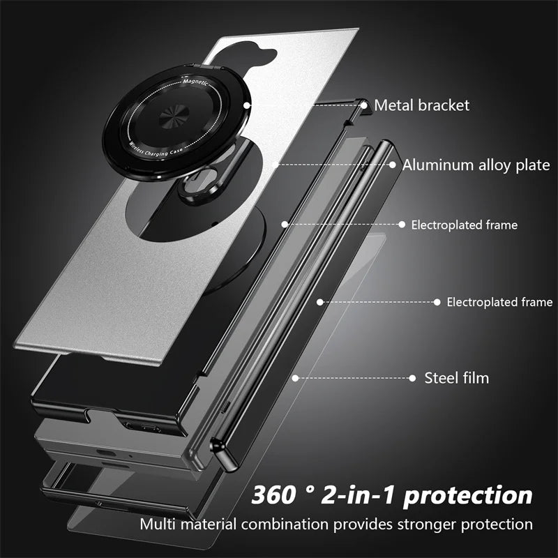 Magnetic Armor Case with Stand