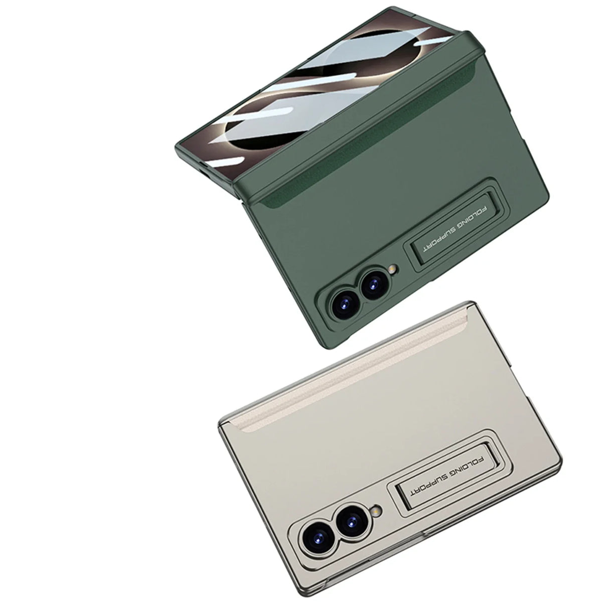 Magnetic Stand Case with Hinge Protection