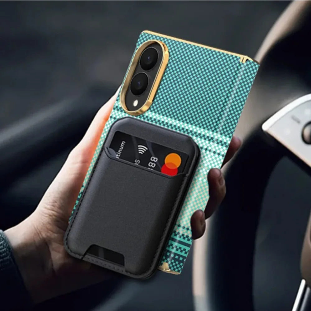 Shockproof Carbon Fiber MagSafe Case