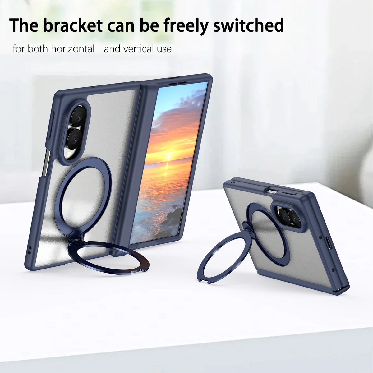 360° Ring Armor Case For Galaxy Z Fold 8 Series