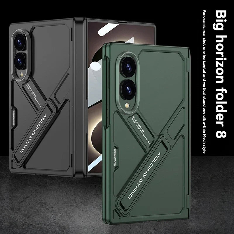 Armor Stand Case with Glass For Galaxy Z Fold 8