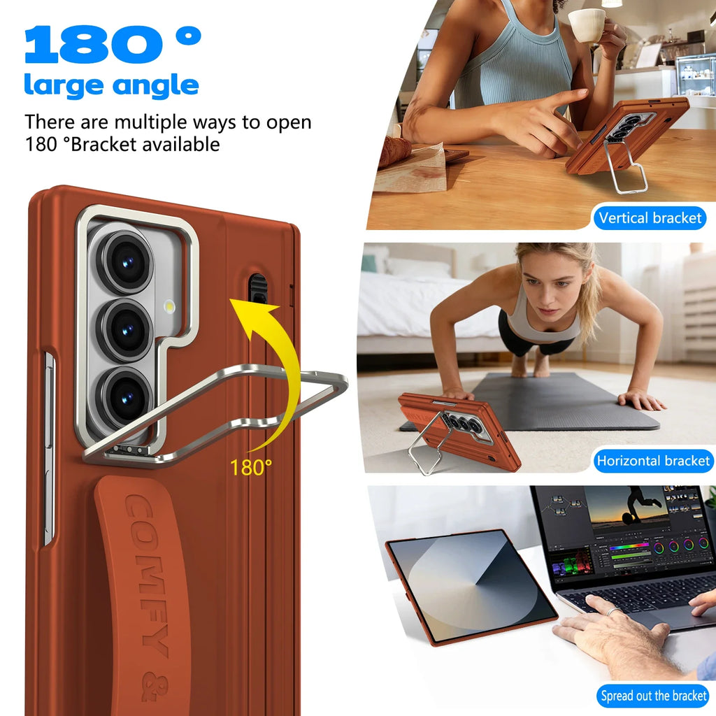 Multi-Angle Stand Case with Pen For Galaxy Z Fold 8