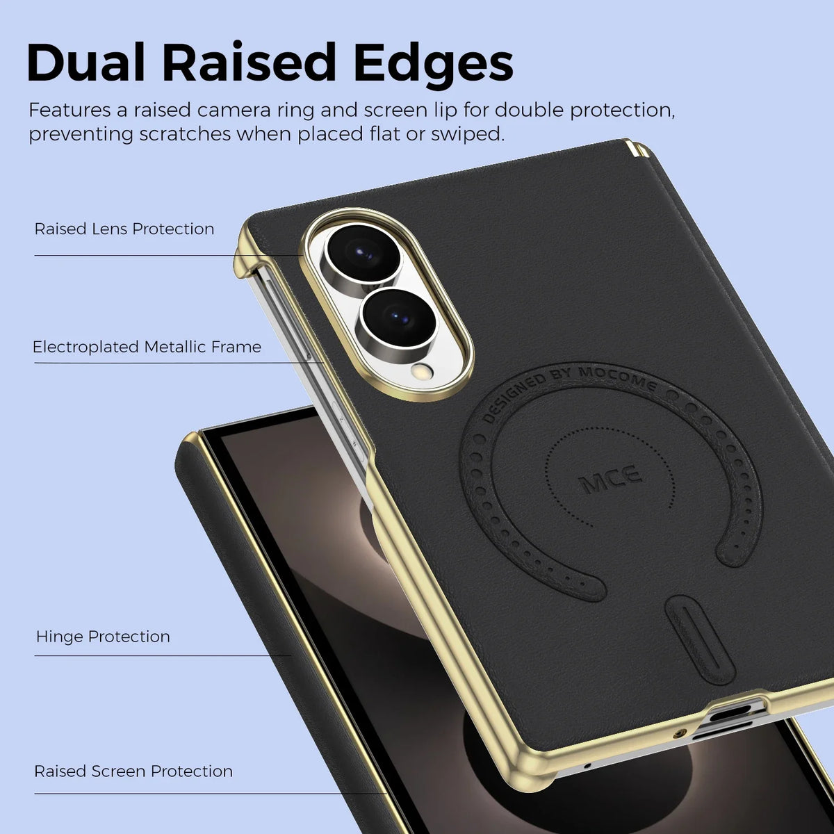 Luxury Magnetic Shield Case For Galaxy Z Fold