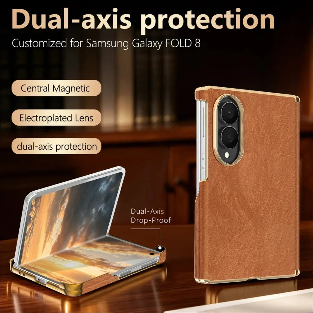 Luxury Velvet MagSafe Case For Galaxy Z Fold 8