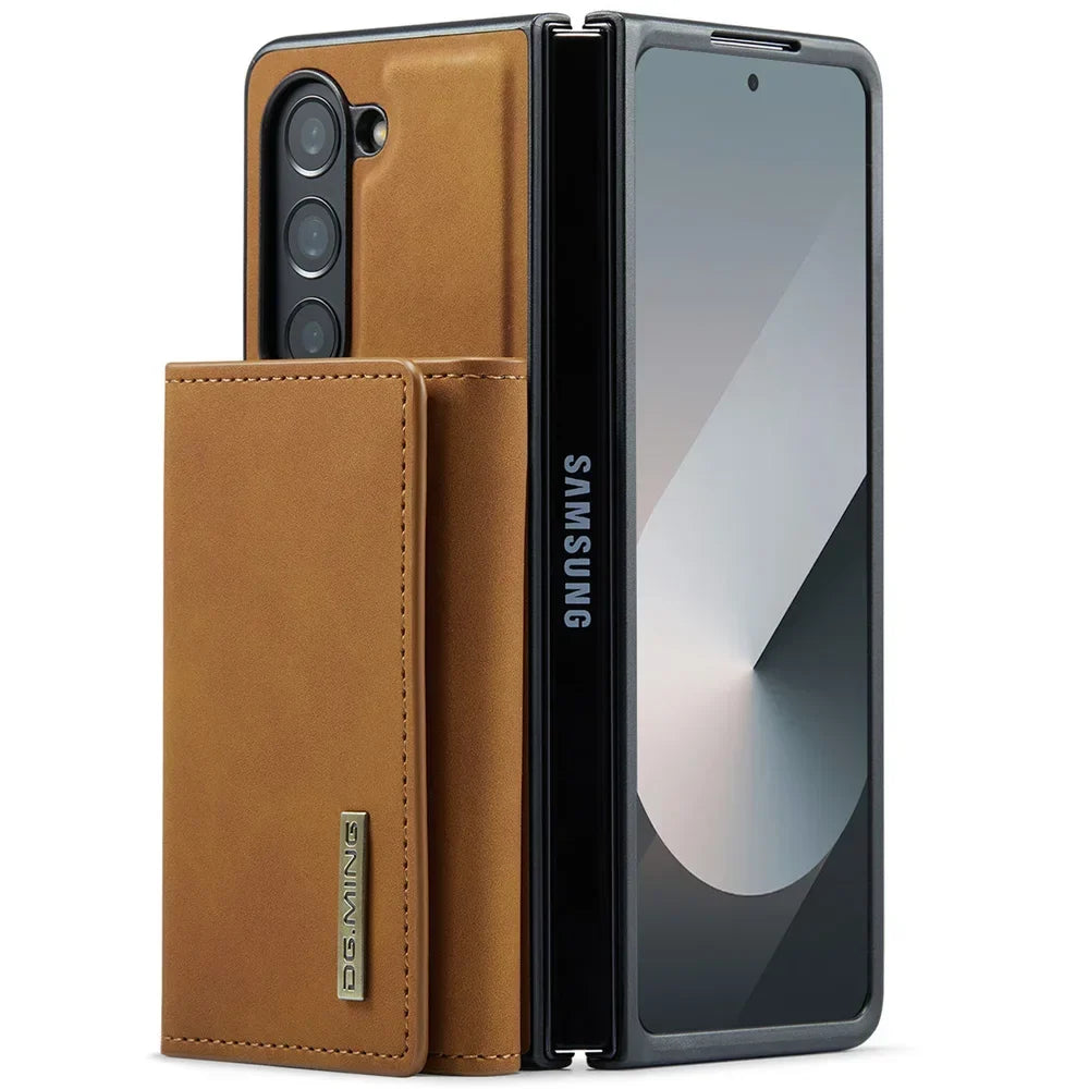 Multi-Card Wallet Leather Case