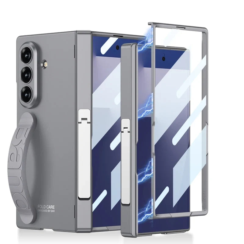 Magnetic Stand Case with Hinge Guard