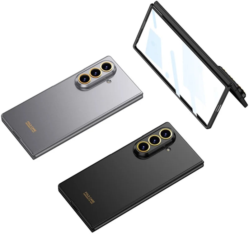 Ultra Slim Matte Case with Front Glass For Galaxy Z Fold