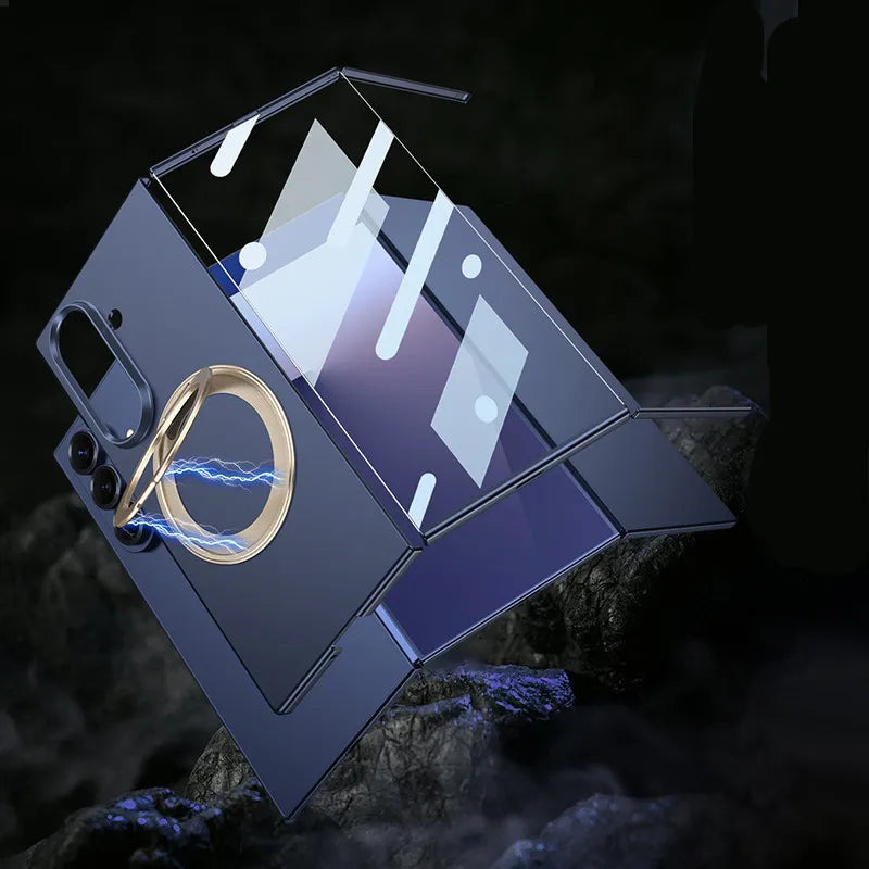 Matte Z TriFold Case with 360° Ring Stand