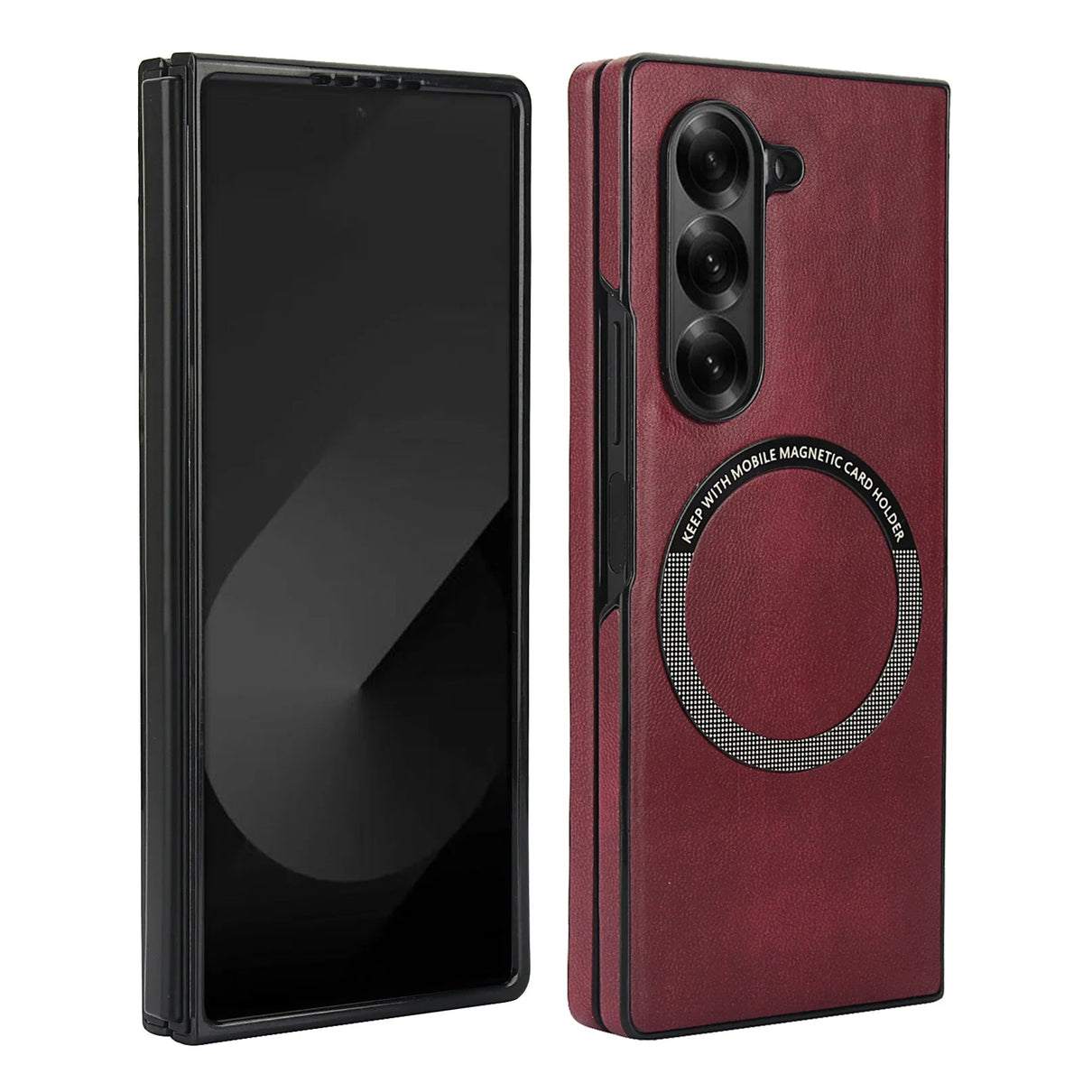Full Protection Magnetic Leather Case