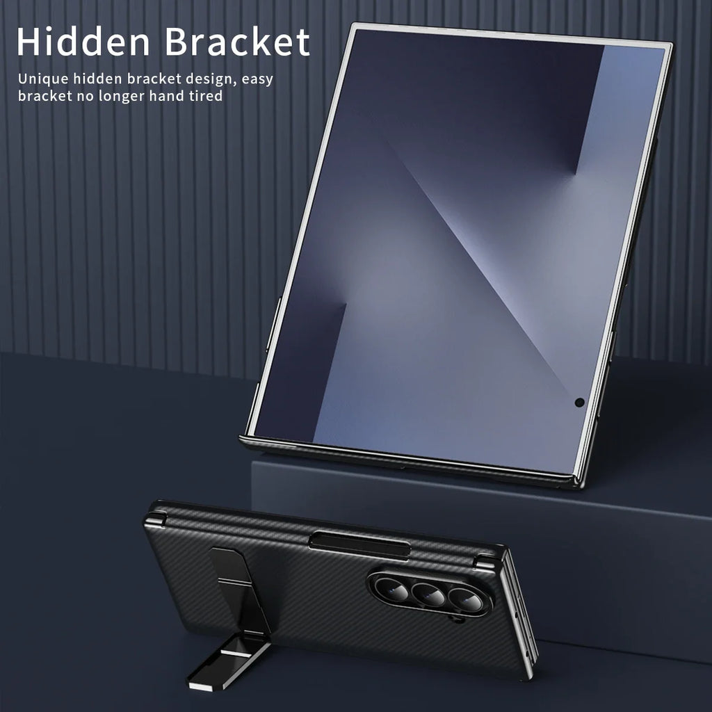 Leather Stand Case For Galaxy Z TriFold