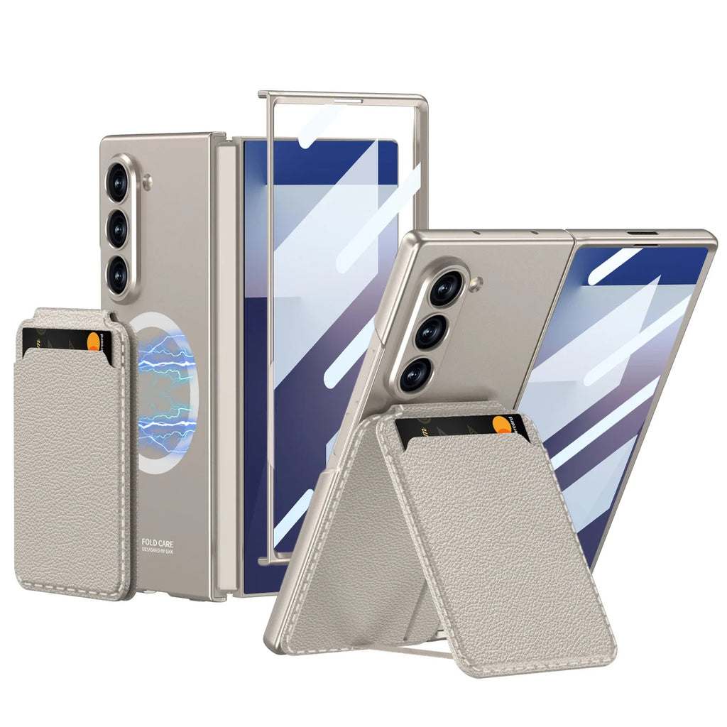 Magnetic Wallet Stand Case For Z Fold