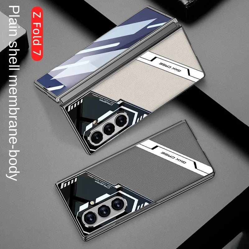 Full Protection Leather Case For Z Fold 7